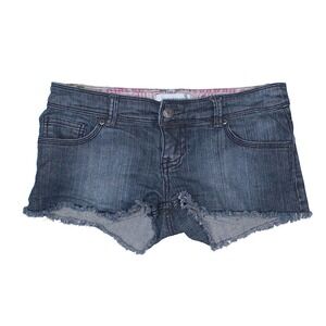 Heritage 1981 Low Rise Blue Denim Jean Cut Off Summer Shorts